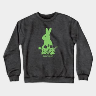 Happy Spring Easter Bunny Crewneck Sweatshirt